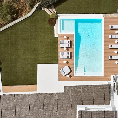 Daedalus - Luxe Hilltop Escape With Infinity Pool, Jacuzzi & Panoramic Sea Views فيلة Elia (Mykonos)