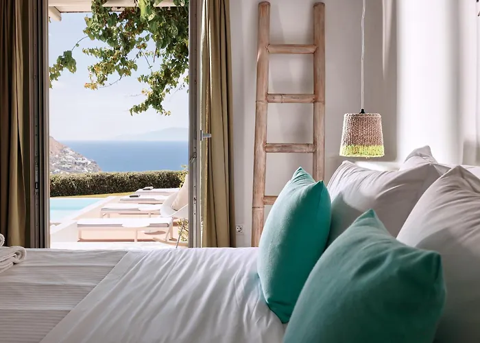 Daedalus - Luxe Hilltop Escape With Infinity Pool, Jacuzzi & Panoramic Sea Views *