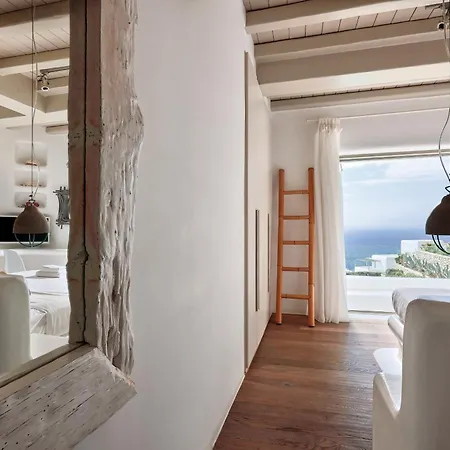 Daedalus - Luxe Hilltop Escape With Infinity Pool, Jacuzzi & Panoramic Sea Views * Elia (Mykonos)