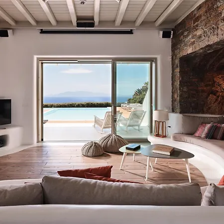 Daedalus - Luxe Hilltop Escape With Infinity Pool, Jacuzzi & Panoramic Sea Views Villa Elia (Mykonos)