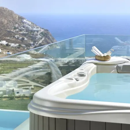 Daedalus - Luxe Hilltop Escape With Infinity Pool, Jacuzzi & Panoramic Sea Views