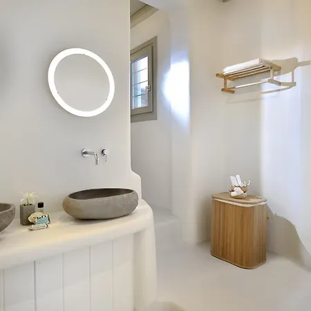 Daedalus - Luxe Hilltop Escape With Infinity Pool, Jacuzzi & Panoramic Sea Views Elia (Mykonos)