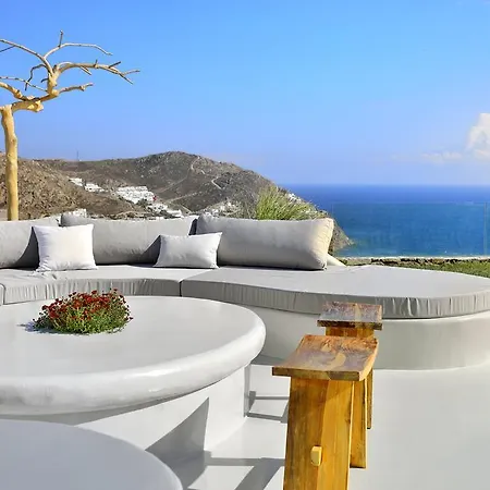 Daedalus - Luxe Hilltop Escape With Infinity Pool, Jacuzzi & Panoramic Sea Views * Elia (Mykonos)