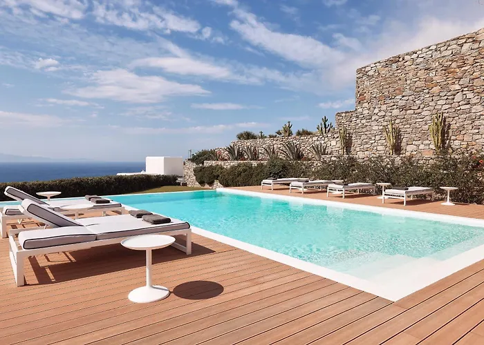 Daedalus - Luxe Hilltop Escape With Infinity Pool, Jacuzzi & Panoramic Sea Views Villa