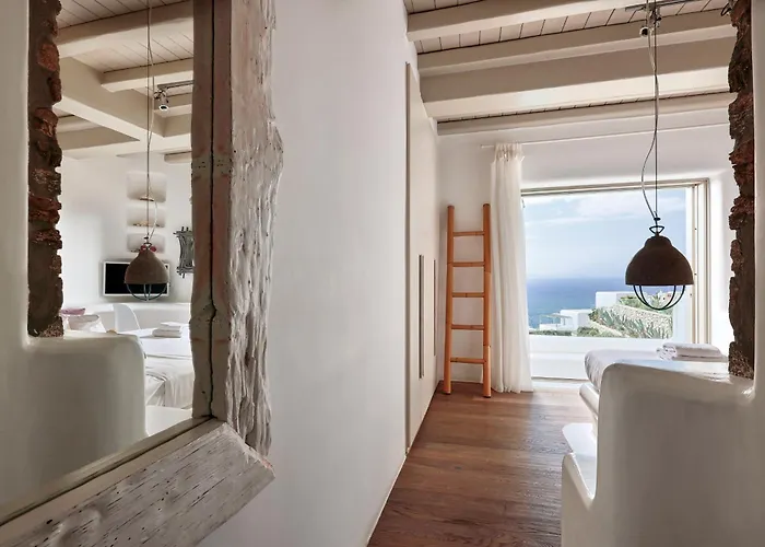 Daedalus - Luxe Hilltop Escape With Infinity Pool, Jacuzzi & Panoramic Sea Views * Ελιά