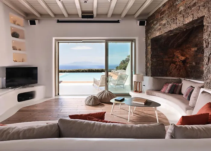 Daedalus - Luxe Hilltop Escape With Infinity Pool, Jacuzzi & Panoramic Sea Views Βίλα Ελιά