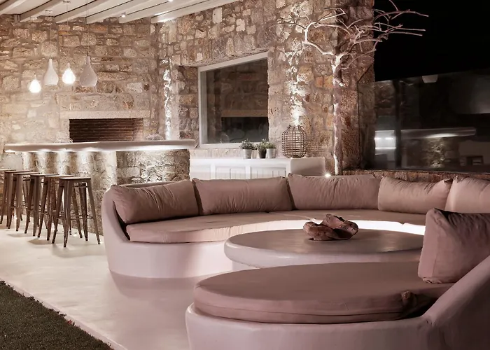 Daedalus - Luxe Hilltop Escape With Infinity Pool, Jacuzzi & Panoramic Sea Views Ελιά